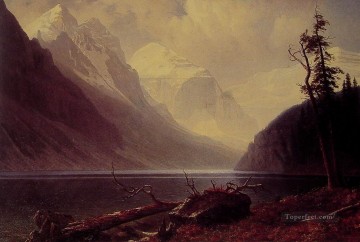 レイク ルイーズ アルバート ビアシュタットの風景 Oil Paintings